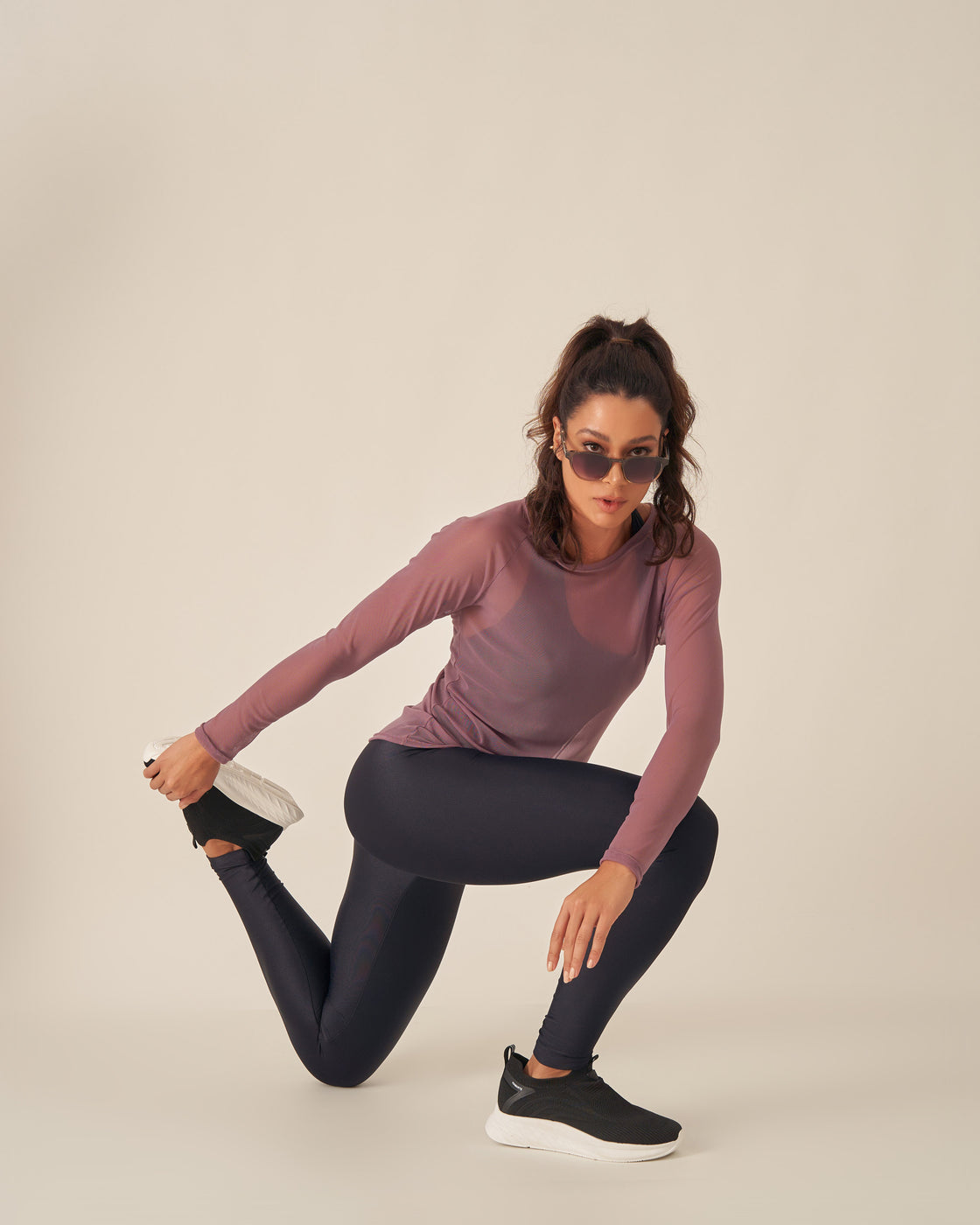 Blusa ML Tule Aurora Boreal